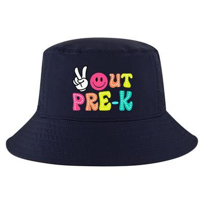 Peace Out Prek Graduation Class Of 2024 Last Day Of School Cool Comfort Performance Bucket Hat