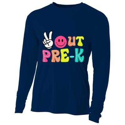 Peace Out Prek Graduation Class Of 2024 Last Day Of School Cooling Performance Long Sleeve Crew