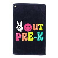 Peace Out Prek Graduation Class Of 2024 Last Day Of School Golf Towel