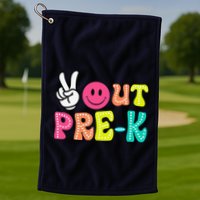 Peace Out Prek Graduation Class Of 2024 Last Day Of School Golf Towel