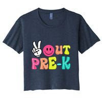 Peace Out Prek Graduation Class Of 2024 Last Day Of School Crop Top