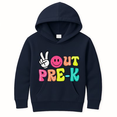 Peace Out Prek Graduation Class Of 2024 Last Day Of School Kids Hoodie
