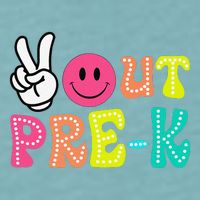 Peace Out Prek Graduation Class Of 2024 Last Day Of School Sueded Cloud Jersey T-Shirt