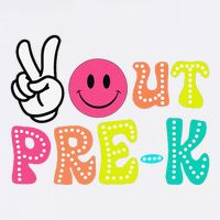 Peace Out Prek Graduation Class Of 2024 Last Day Of School Garment-Dyed Sweatshirt