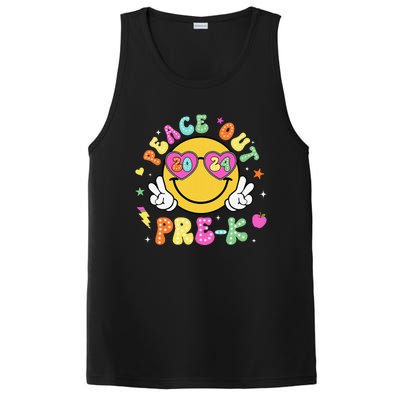 Peace Out Prek Cute Groovy Last Day Of Prek PosiCharge Competitor Tank