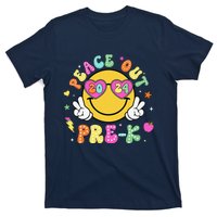 Peace Out Prek Cute Groovy Last Day Of Prek T-Shirt