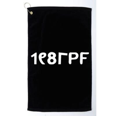 Principle Of Pleasure 80s Costume Platinum Collection Golf Towel