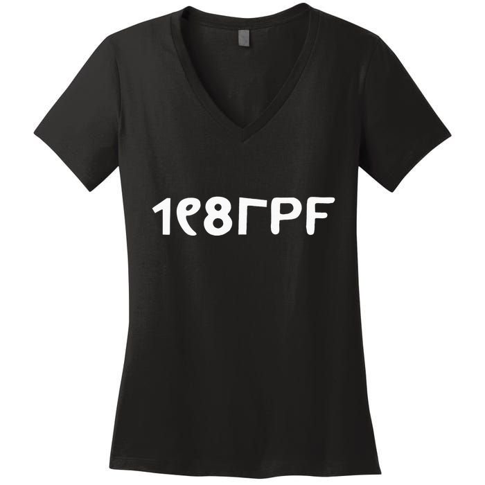 Principle Of Pleasure 80s Costume Women's V-Neck T-Shirt