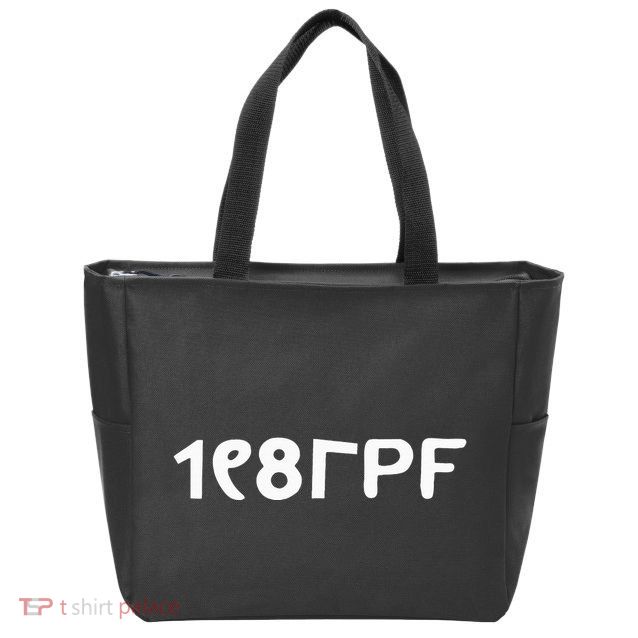 Principle Of Pleasure 80s Costume Zip Tote Bag