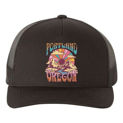 Portland Oregon Yupoong Adult 5-Panel Trucker Hat