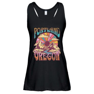 Portland Oregon Ladies Essential Flowy Tank