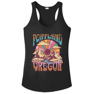 Portland Oregon Ladies PosiCharge Competitor Racerback Tank