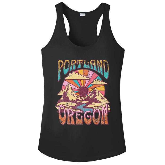 Portland Oregon Ladies PosiCharge Competitor Racerback Tank