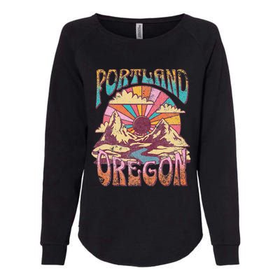 Portland Oregon Womens California Wash Sweatshirt