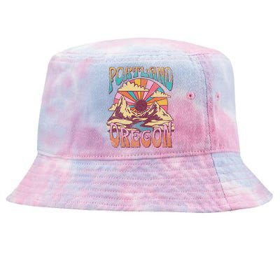 Portland Oregon Tie-Dyed Bucket Hat