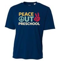 Peace Out Preschool Pre K Graduation Last Day Of School Cooling Performance Crew T-Shirt