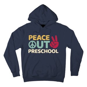 Peace Out Preschool Pre K Graduation Last Day Of School Hoodie