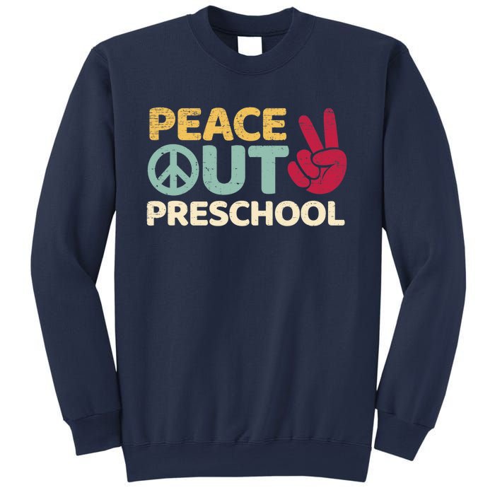 Peace Out Preschool Pre K Graduation Last Day Of School Sweatshirt