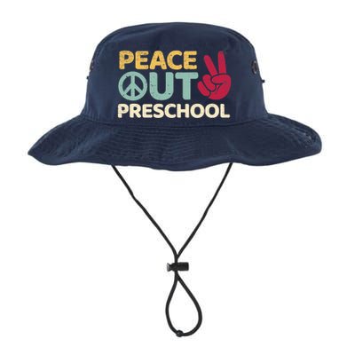 Peace Out Preschool Pre K Graduation Last Day Of School Legacy Cool Fit Booney Bucket Hat