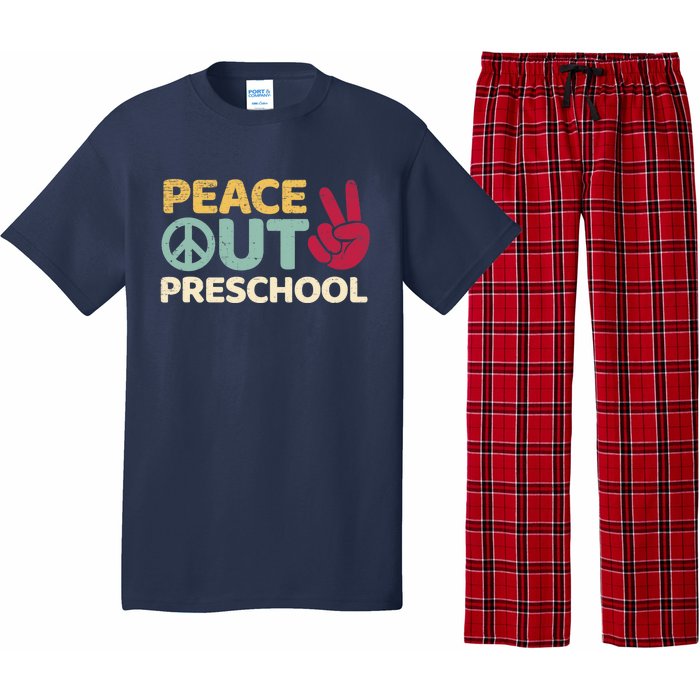 Peace Out Preschool Pre K Graduation Last Day Of School Pajama Set