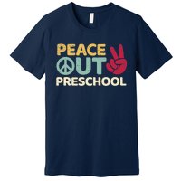 Peace Out Preschool Pre K Graduation Last Day Of School Premium T-Shirt