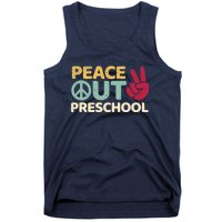 Peace Out Preschool Pre K Graduation Last Day Of School Tank Top