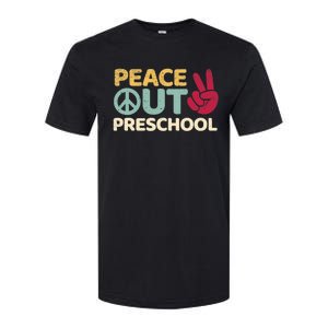 Peace Out Preschool Pre K Graduation Last Day Of School Softstyle CVC T-Shirt