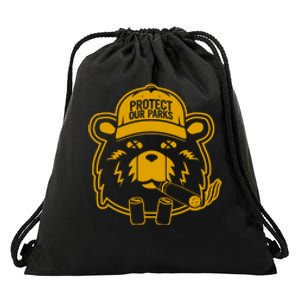 Protect Our Parks Jre Drawstring Bag