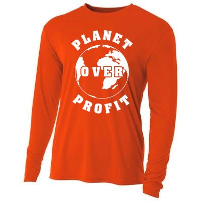 Planet Over Profit Gift Cooling Performance Long Sleeve Crew