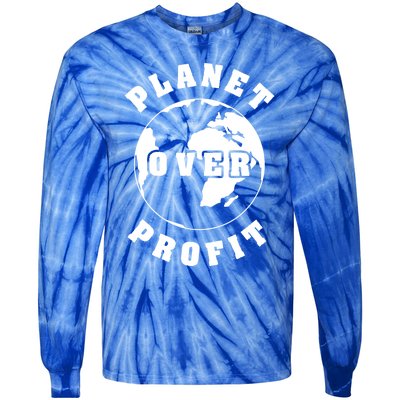 Planet Over Profit Gift Tie-Dye Long Sleeve Shirt