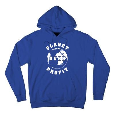 Planet Over Profit Gift Tall Hoodie