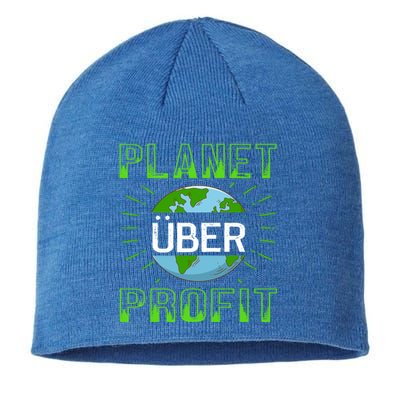 Planet Over Profit Gift Sustainable Beanie