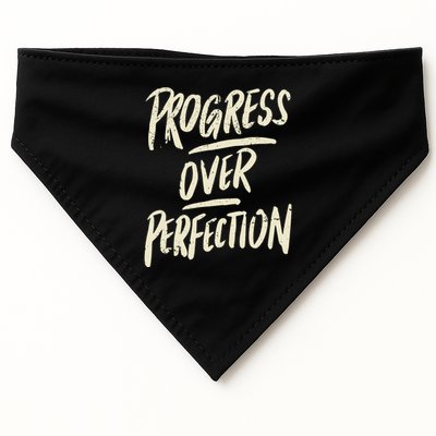 Progress Over Perfection USA-Made Doggie Bandana
