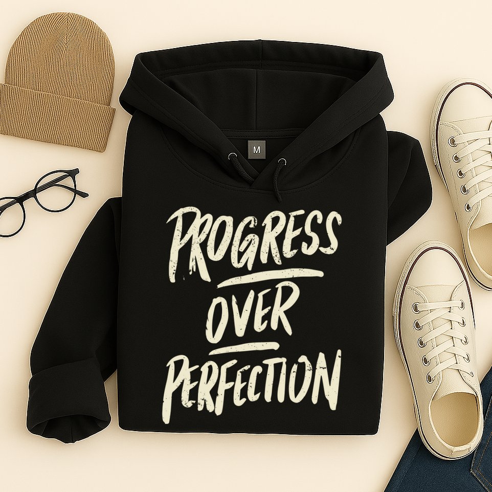 Progress Over Perfection Hoodie