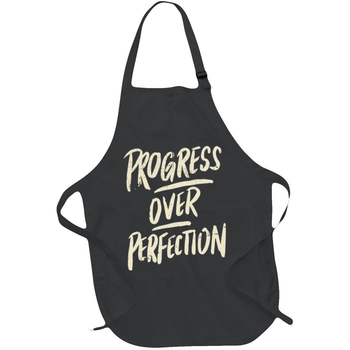 Progress Over Perfection Apron