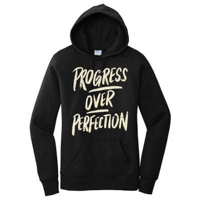 Progress Over Perfection Women's Pullover Hoodie
