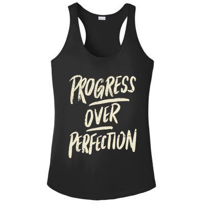 Progress Over Perfection Ladies PosiCharge Competitor Racerback Tank