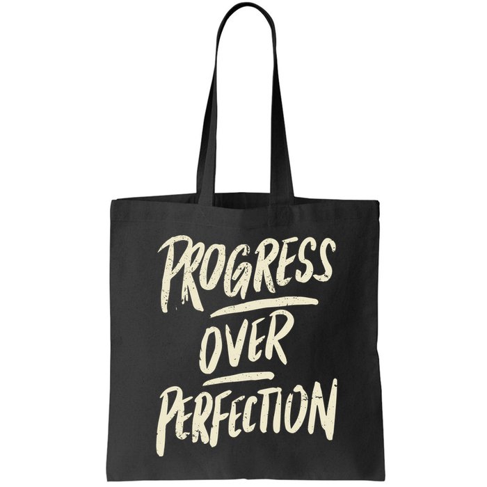 Progress Over Perfection Bag