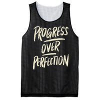 Progress Over Perfection Mesh Reversible Basketball Jersey Tank