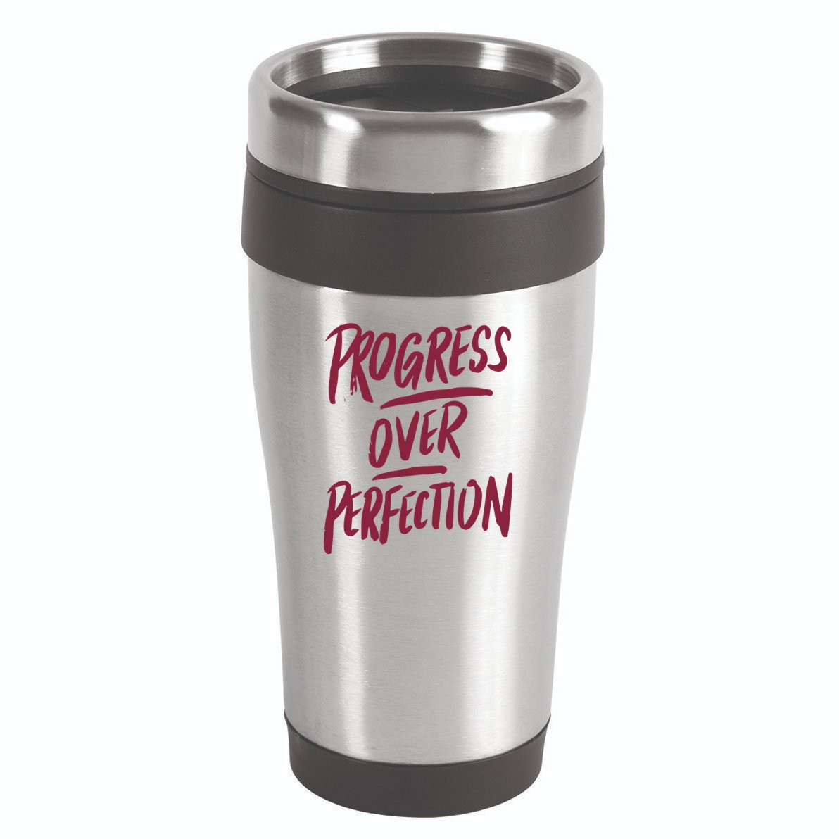 Progress Over Perfection 16oz Travel Tumbler