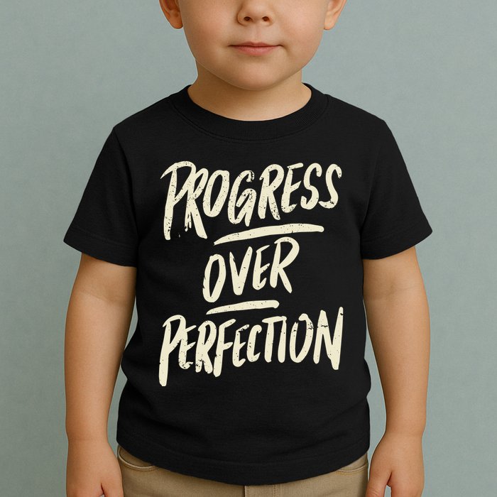 Progress Over Perfection Toddler T-Shirt