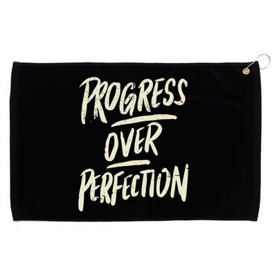Progress Over Perfection Grommeted Golf Towel