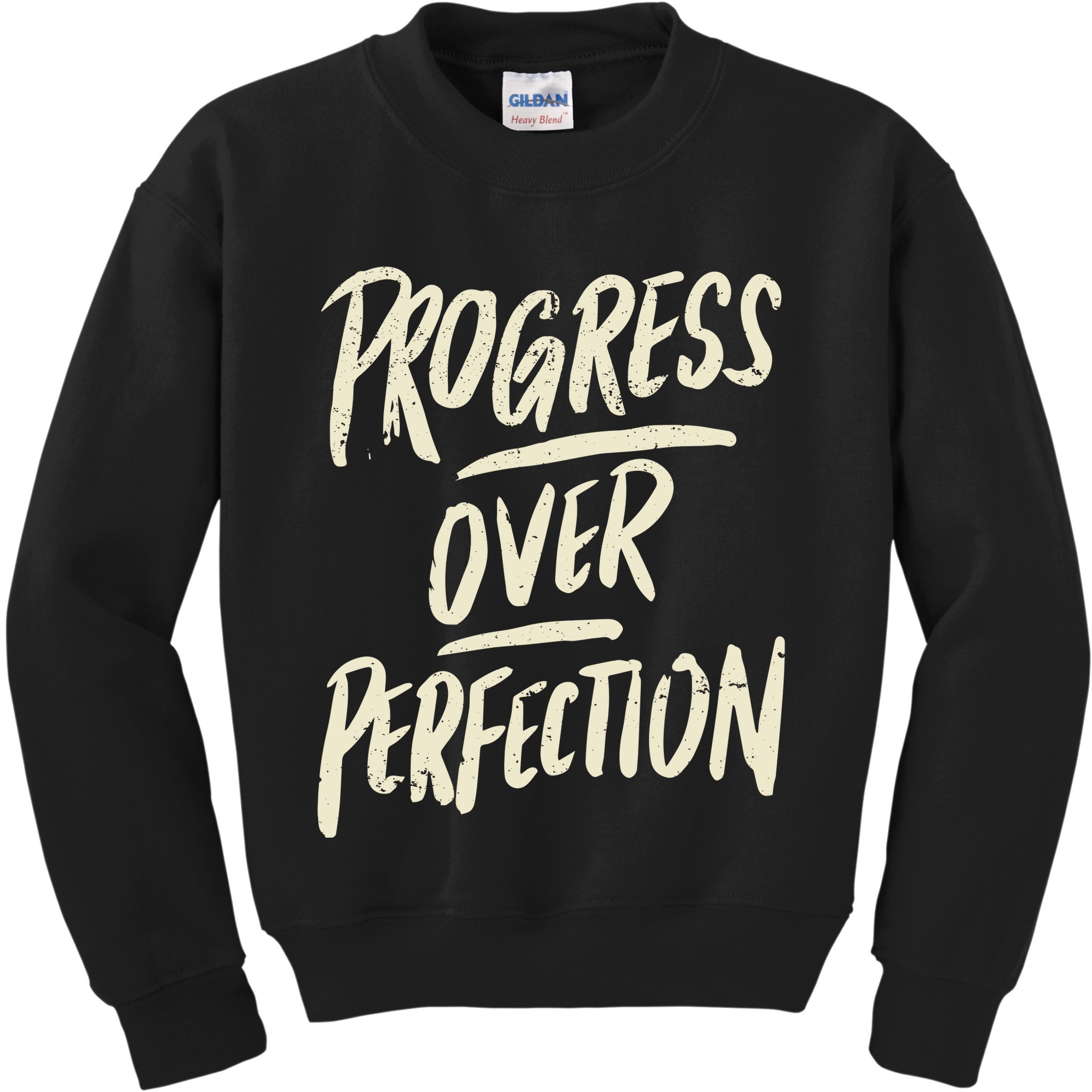Progress Over Perfection Kids Sweatshirt