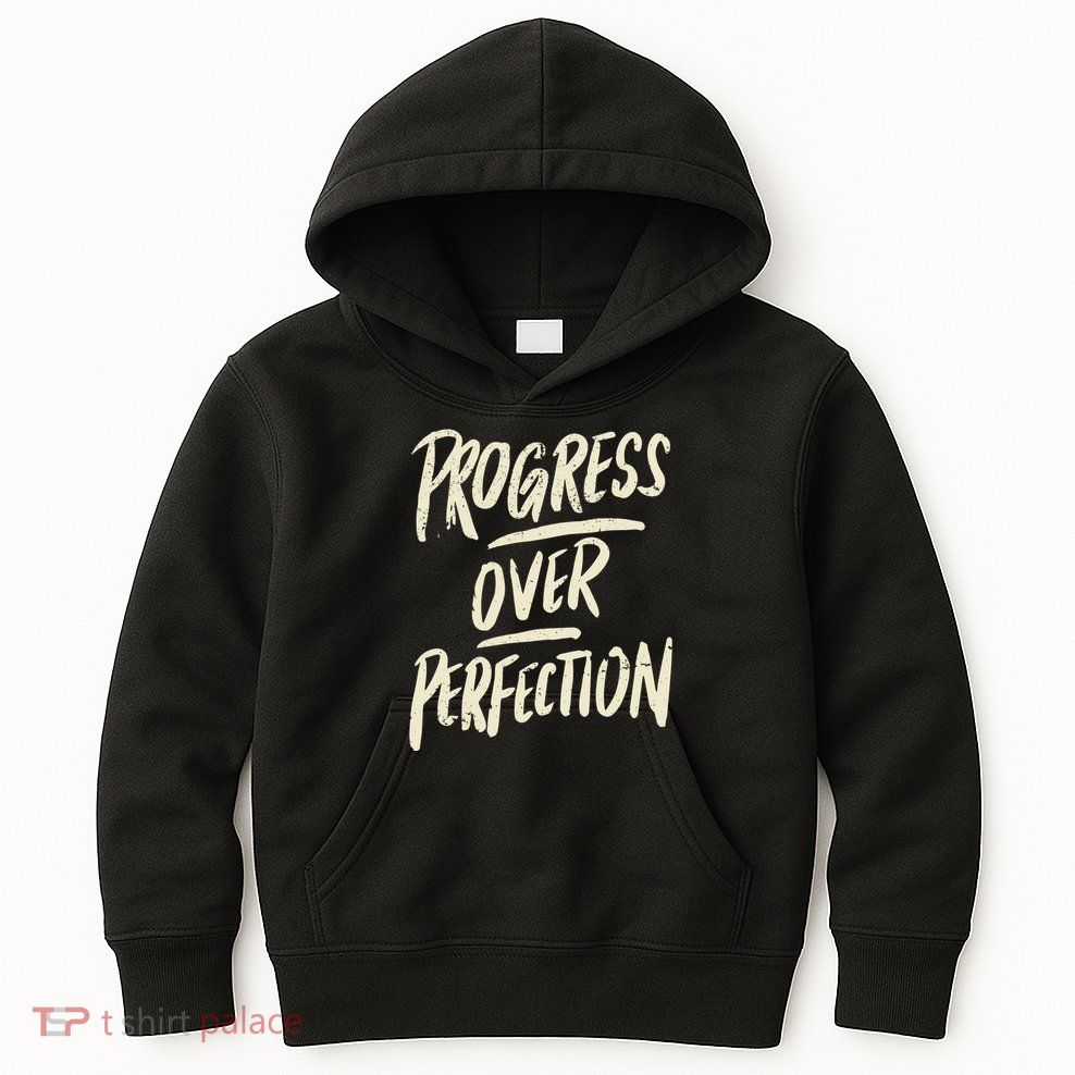 Progress Over Perfection Kids Hoodie