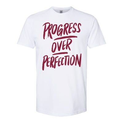 Progress Over Perfection Softstyle CVC T-Shirt