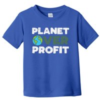 Planet Over Profit Earth Day 2020 Environt Lover Gift Toddler T-Shirt