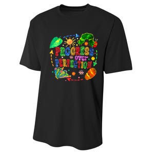 Progress Over Perfection Teacher Performance Sprint T-Shirt