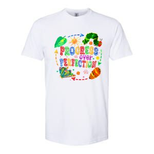 Progress Over Perfection Teacher Softstyle CVC T-Shirt