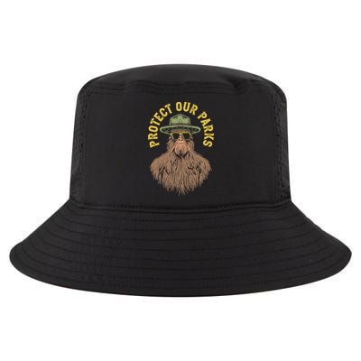 Protect Our Parks! Sasquatch Park Ranger Funny Bigfoot Cool Comfort Performance Bucket Hat