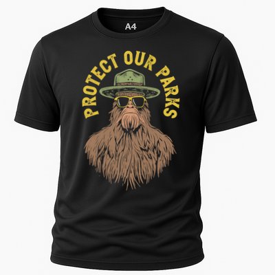 Protect Our Parks! Sasquatch Park Ranger Funny Bigfoot Performance Shirt